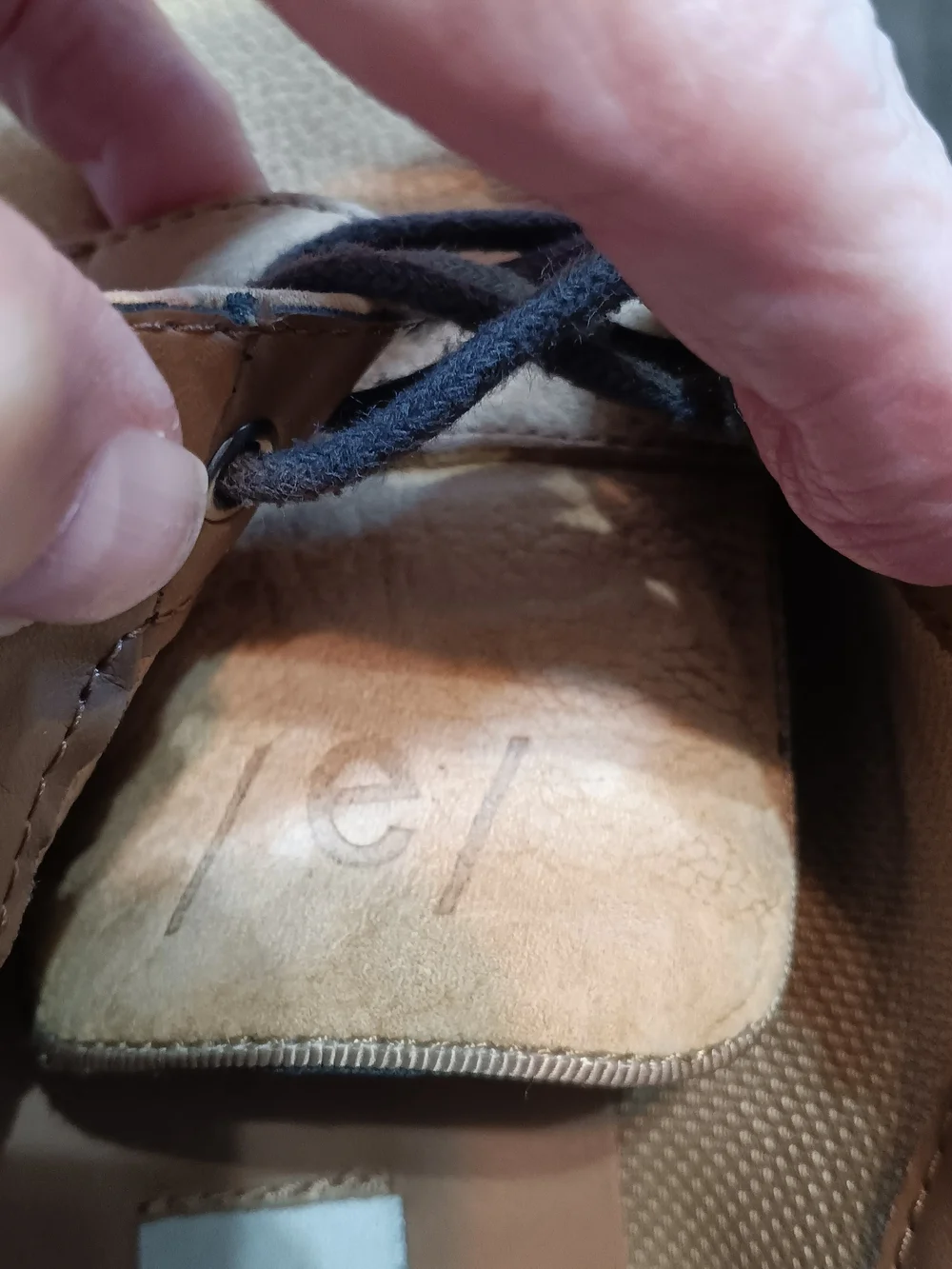Men's Casual Tan Shoes Two Tone
